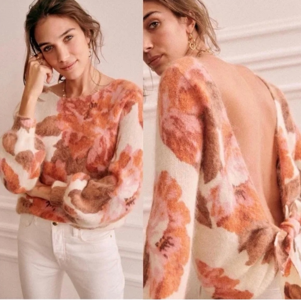 Sézane Alban Jumper Open Back Cardigan
